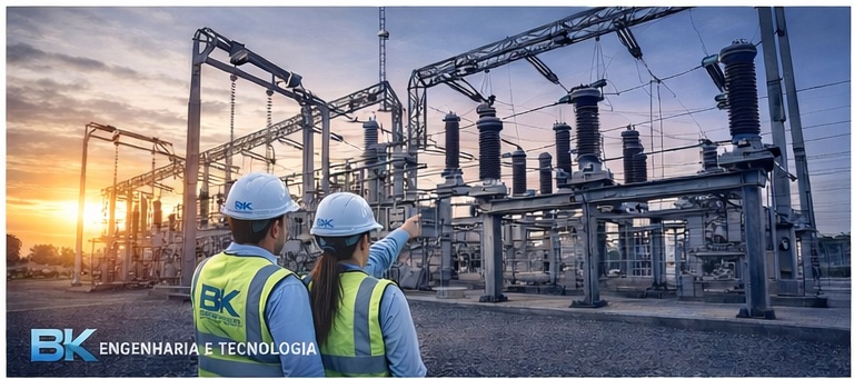 BK Engenharia — Subestação Elétrica de Alta Tensão
